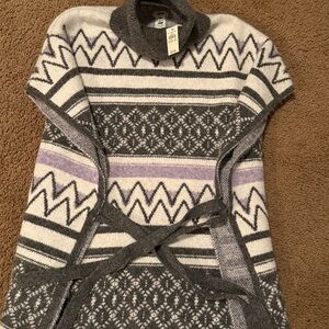 aerie NWTs Oversized Poncho Sweater XS